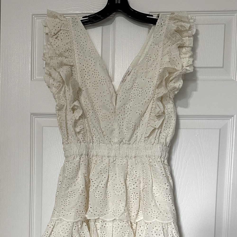 Love the label eyelet cotton dress size M
